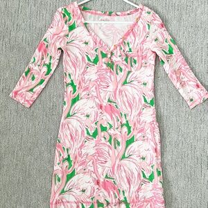 Lilly Pulitzer Pink Flamingo Dress XS